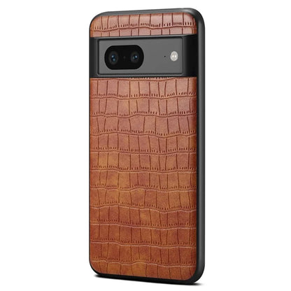For Google Pixel 7 5G Case Crocodile Textured Anti-scratch Smart Phone Cover