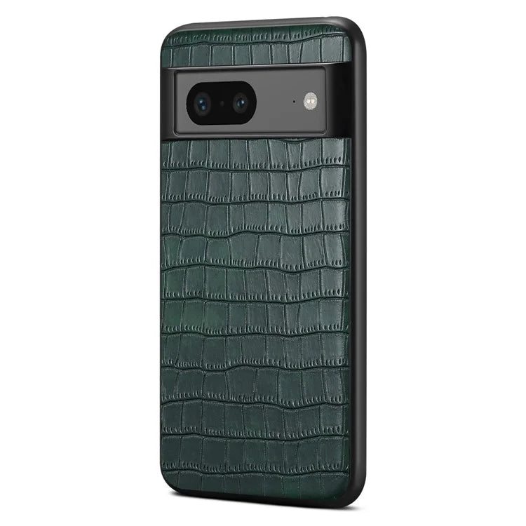 For Google Pixel 7 5G Case Crocodile Textured Anti-scratch Smart Phone Cover