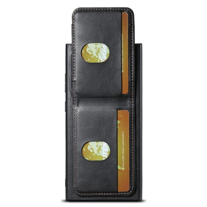 SUTENI H03 For Samsung Galaxy S24 Ultra Case Waxy Texture Vertical Flip Protective Shell