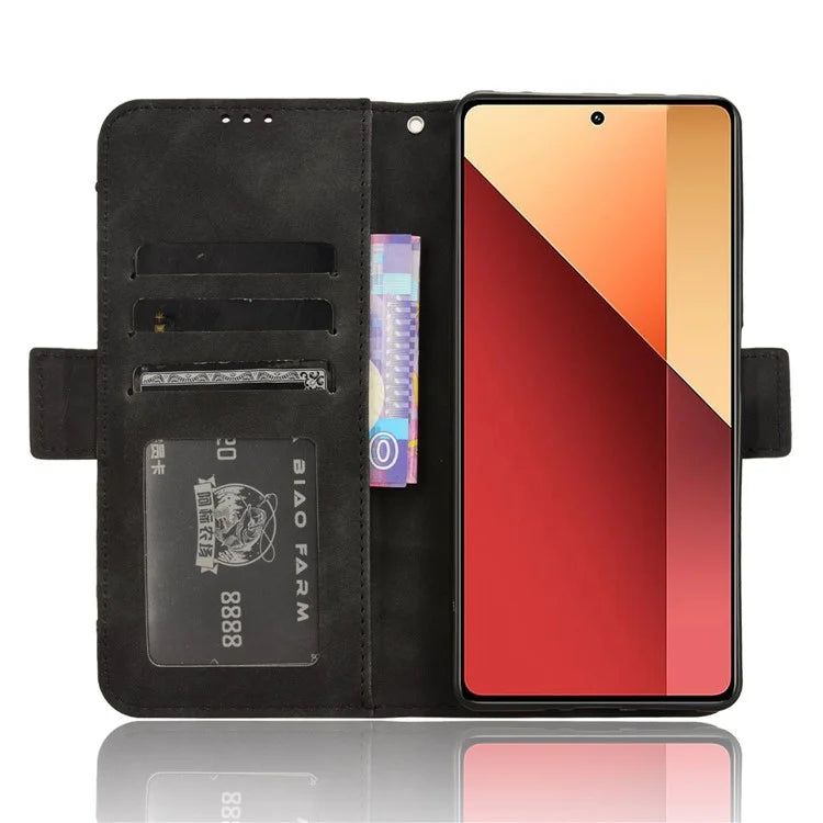 For Xiaomi Redmi Note 13 Pro 4G / Poco M6 Pro 4G Case Multiple Card Slots Leather Phone Cover