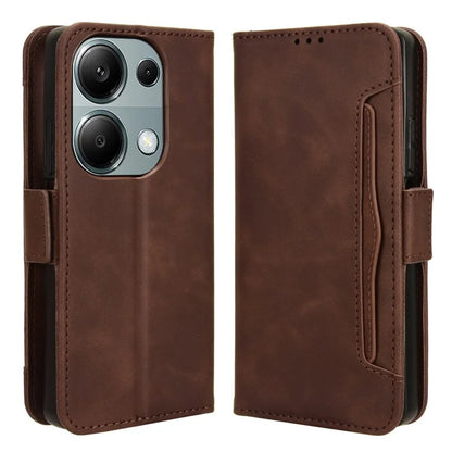 For Xiaomi Redmi Note 13 Pro 4G / Poco M6 Pro 4G Case Multiple Card Slots Leather Phone Cover
