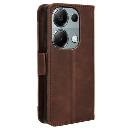 For Xiaomi Redmi Note 13 Pro 4G / Poco M6 Pro 4G Case Multiple Card Slots Leather Phone Cover