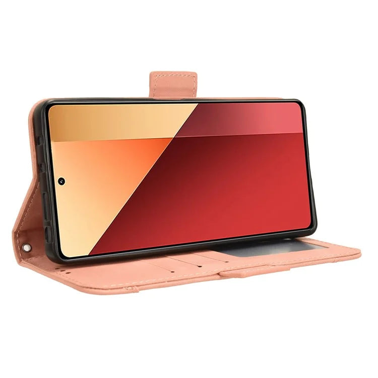 For Xiaomi Redmi Note 13 Pro 4G / Poco M6 Pro 4G Case Multiple Card Slots Leather Phone Cover