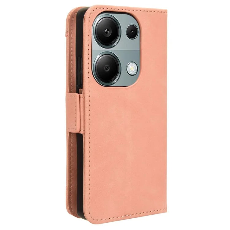 For Xiaomi Redmi Note 13 Pro 4G / Poco M6 Pro 4G Case Multiple Card Slots Leather Phone Cover