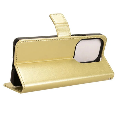 For Xiaomi Redmi Note 13 Pro 4G / Poco M6 Pro 4G Case Stand Wrist Strap Phone Cover Crazy Horse Texture