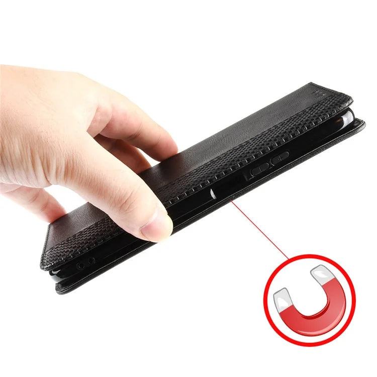 For Xiaomi Redmi Note 13 Pro 4G / Poco M6 Pro 4G Wallet Case Leather Vintage Phone Cover