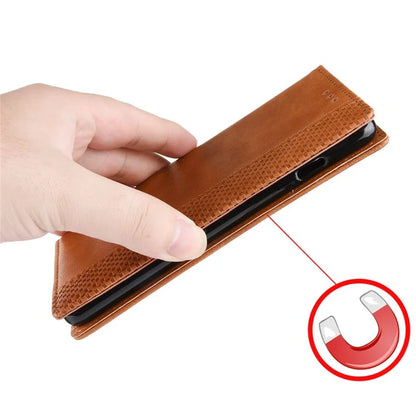 For Xiaomi Redmi Note 13 Pro 4G / Poco M6 Pro 4G Wallet Case Leather Vintage Phone Cover