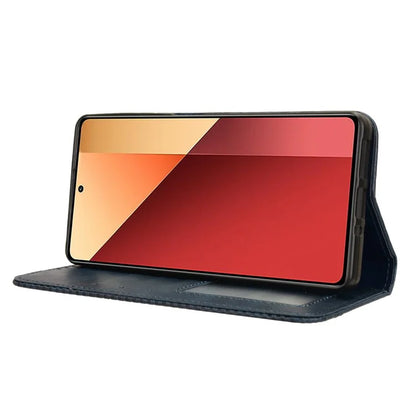 For Xiaomi Redmi Note 13 Pro 4G / Poco M6 Pro 4G Wallet Case Leather Vintage Phone Cover