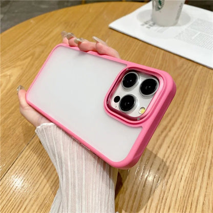 For iPhone 15 Pro Phone Case Metal Lens Frame Protective Cover
