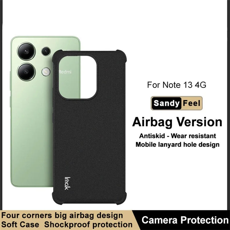 IMAK For Xiaomi Redmi Note 13 4G TPU Case Reinforced Corners Protection Phone Cover