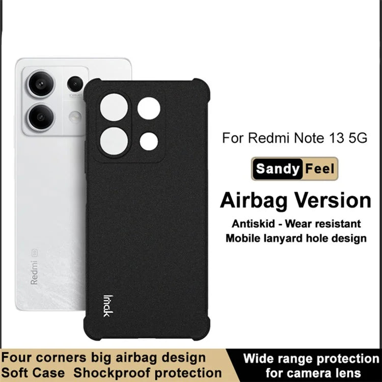 IMAK For Xiaomi Redmi Note 13 5G Matte Phone Case TPU Shock-Absorption Cover