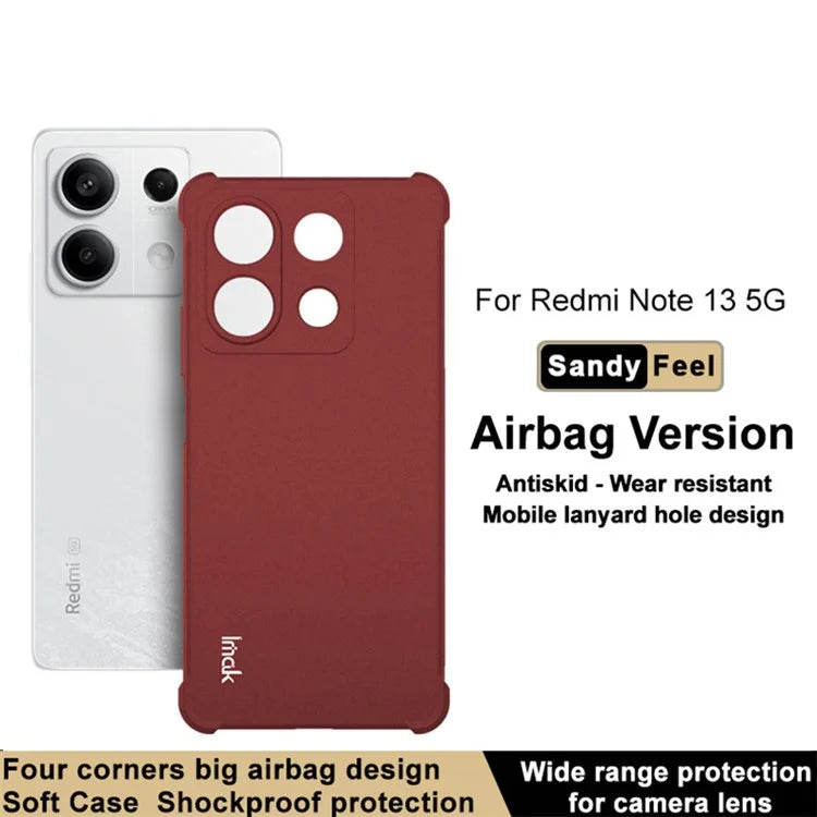 IMAK For Xiaomi Redmi Note 13 5G Matte Phone Case TPU Shock-Absorption Cover
