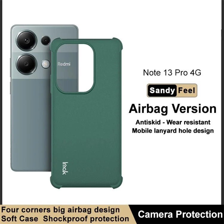 IMAK For Xiaomi Redmi Note 13 Pro 4G / Poco M6 Pro 4G Case Matte TPU Phone Cover Corners Fall Protection