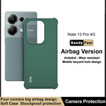 IMAK For Xiaomi Redmi Note 13 Pro 4G / Poco M6 Pro 4G Case Matte TPU Phone Cover Corners Fall Protection