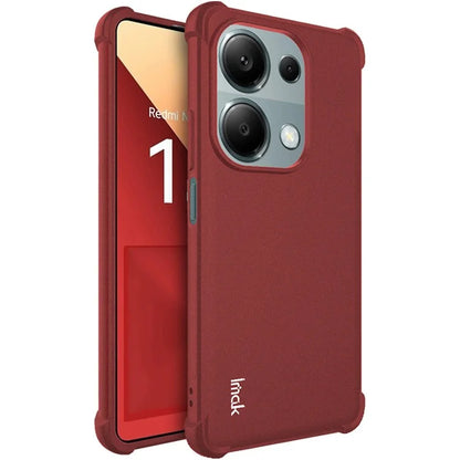 IMAK For Xiaomi Redmi Note 13 Pro 4G / Poco M6 Pro 4G Case Matte TPU Phone Cover Corners Fall Protection