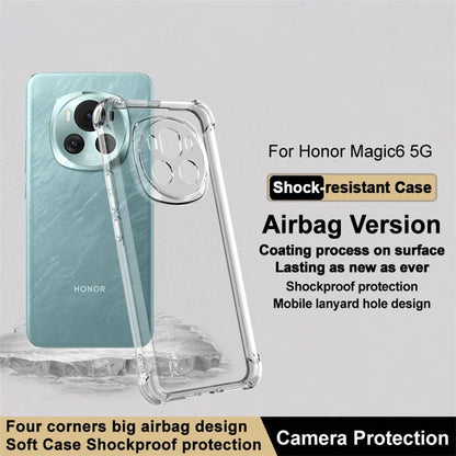 IMAK For Honor Magic6 5G TPU Case Flexible Anti-shock Phone Cover Protector