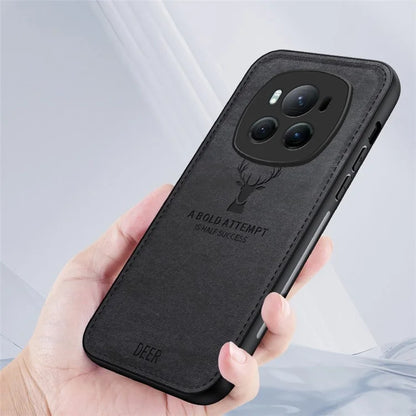 For Honor Magic6 5G Case Deer Pattern PU+PC+TPU Cell Phone Back Cover
