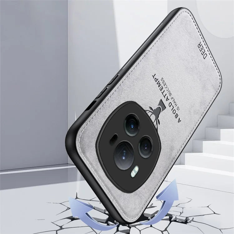 For Honor Magic6 5G Case Deer Pattern PU+PC+TPU Cell Phone Back Cover