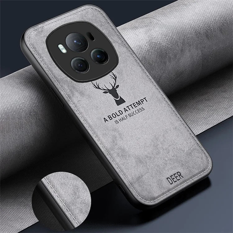 For Honor Magic6 5G Case Deer Pattern PU+PC+TPU Cell Phone Back Cover