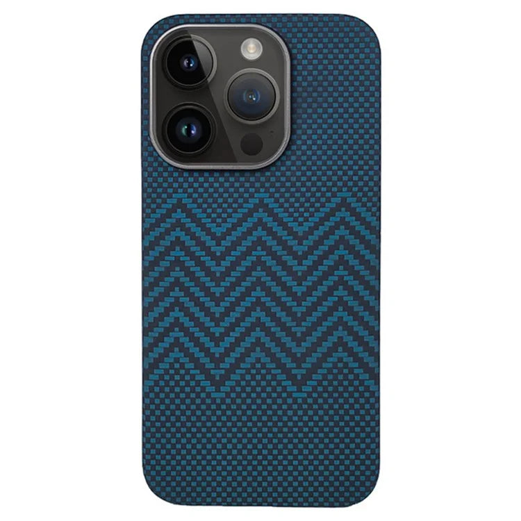 For iPhone 15 Pro Case Compatible with MagSafe Aramid Fiber Flame Resistant Phone Cover
