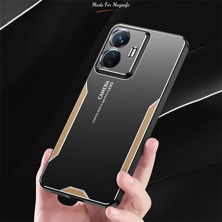 For vivo Y77e 5G Cell Phone Case Airbag Protection Shockproof Shell