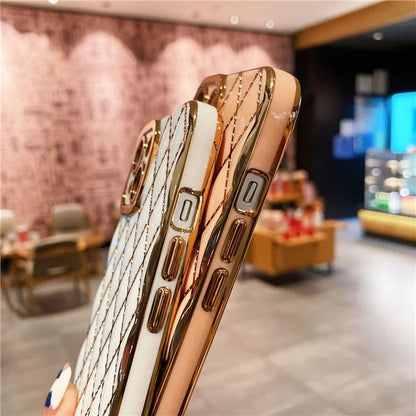 For iPhone 15 Plus TPU Case 6D Electroplating Shock Absorbing Phone Protector