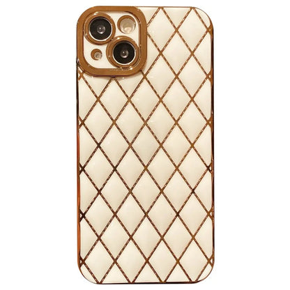 For iPhone 14 Case Scratch-resistant TPU Electroplated Smart Phone Cover
