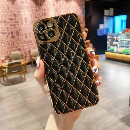 For iPhone 14 Case Scratch-resistant TPU Electroplated Smart Phone Cover