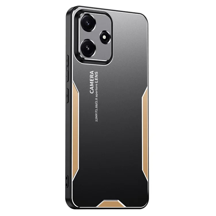 For Xiaomi Redmi Note 12R 5G Metal Phone Case Military Grade Protection Back Shell
