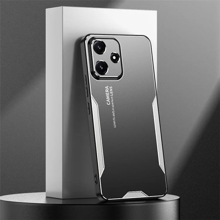 For Xiaomi Redmi Note 12R 5G Metal Phone Case Military Grade Protection Back Shell
