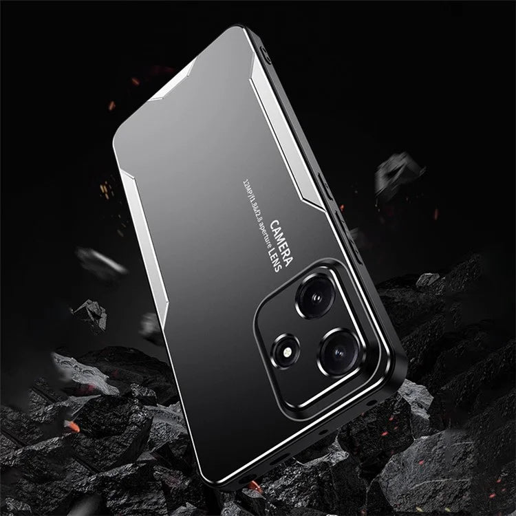 For Xiaomi Redmi Note 12R 5G Metal Phone Case Military Grade Protection Back Shell