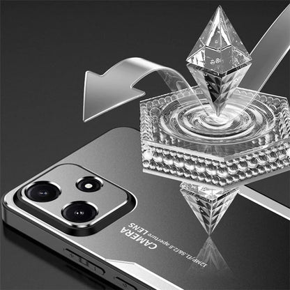 For Xiaomi Redmi Note 12R 5G Metal Phone Case Military Grade Protection Back Shell