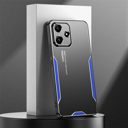 For Xiaomi Redmi Note 12R 5G Metal Phone Case Military Grade Protection Back Shell