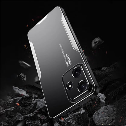 For Xiaomi Redmi Note 12R 5G Metal Phone Case Military Grade Protection Back Shell