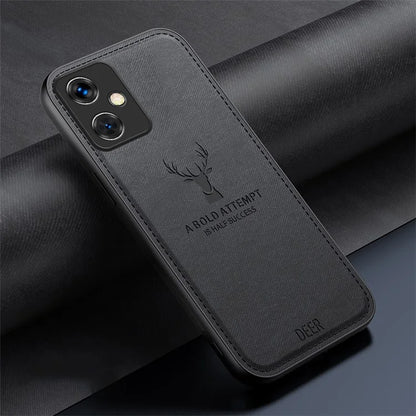For Xiaomi Redmi 13C 5G Back Case Deer Pattern TPU+PC+PU Anti-drop Phone Cover