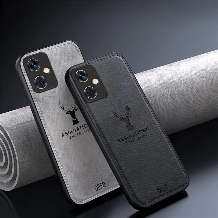 For Xiaomi Redmi 13C 5G Back Case Deer Pattern TPU+PC+PU Anti-drop Phone Cover