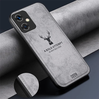 For Xiaomi Redmi 13C 5G Back Case Deer Pattern TPU+PC+PU Anti-drop Phone Cover