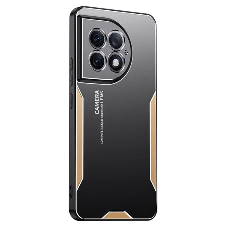 Case for OnePlus Ace 2 Pro 5G Shell Matte PC+TPU+Aluminum Alloy Phone Protector