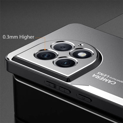 Case for OnePlus Ace 2 Pro 5G Shell Matte PC+TPU+Aluminum Alloy Phone Protector