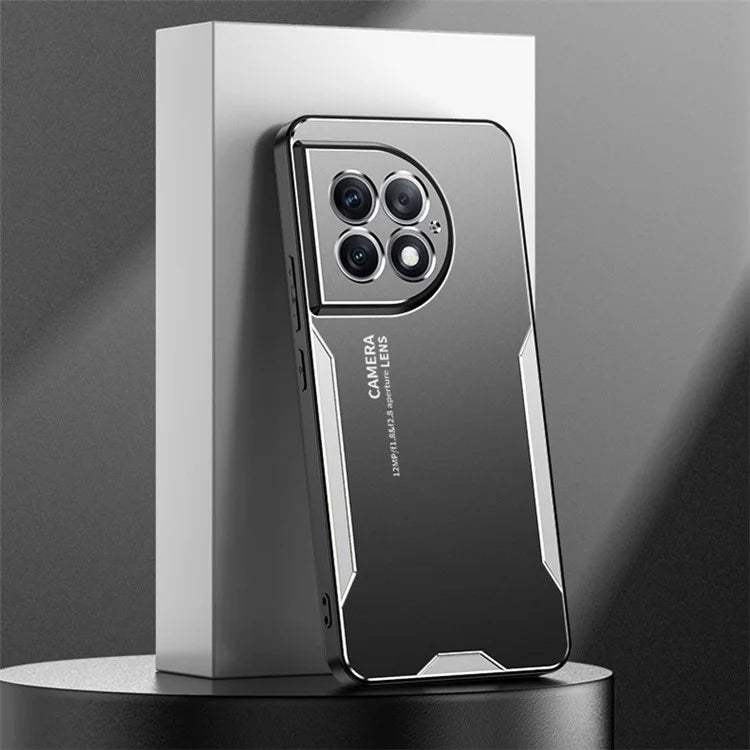 Case for OnePlus Ace 2 Pro 5G Shell Matte PC+TPU+Aluminum Alloy Phone Protector