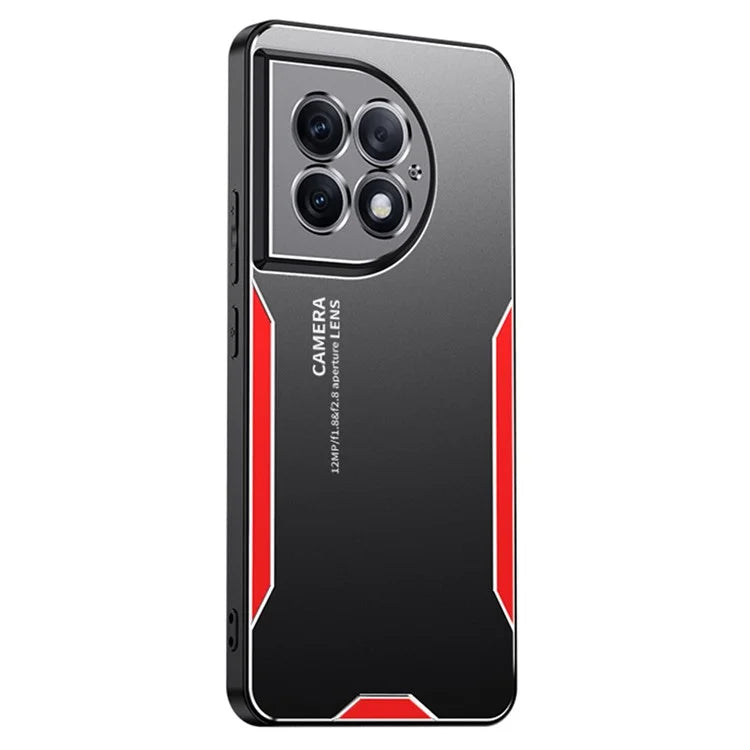 Case for OnePlus Ace 2 Pro 5G Shell Matte PC+TPU+Aluminum Alloy Phone Protector