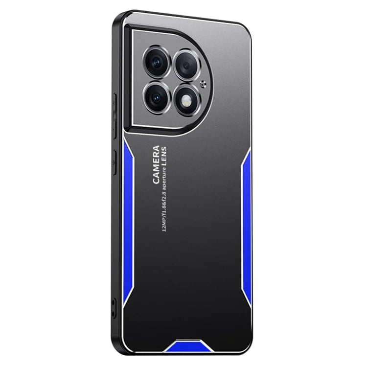 Case for OnePlus Ace 2 Pro 5G Shell Matte PC+TPU+Aluminum Alloy Phone Protector