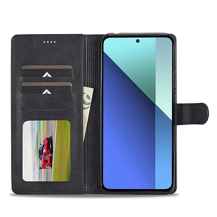 LC.IMEEKE For Xiaomi Redmi Note 13 Pro 4G / Poco M6 Pro 4G Leather Case Folio Stand View Phone Cover