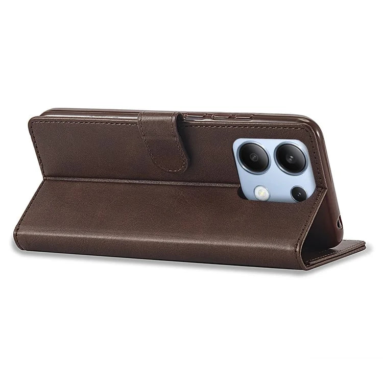LC.IMEEKE For Xiaomi Redmi Note 13 Pro 4G / Poco M6 Pro 4G Leather Case Folio Stand View Phone Cover