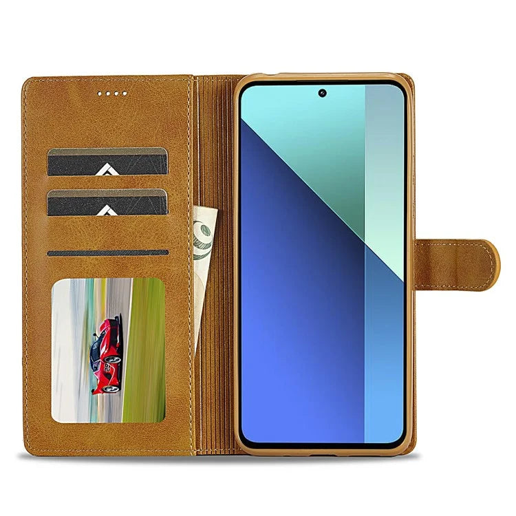 LC.IMEEKE For Xiaomi Redmi Note 13 Pro 4G / Poco M6 Pro 4G Leather Case Folio Stand View Phone Cover