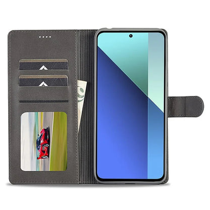 LC.IMEEKE For Xiaomi Redmi Note 13 Pro 4G / Poco M6 Pro 4G Leather Case Folio Stand View Phone Cover