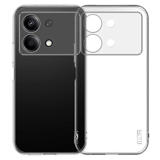 MOFI For Xiaomi Redmi Note 13R Pro 5G TPU Case Slim Fit Transparent Phone Cover
