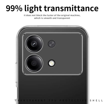 MOFI For Xiaomi Redmi Note 13R Pro 5G TPU Case Slim Fit Transparent Phone Cover