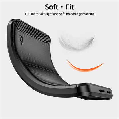 MOFI JK TPU Series-1 For Honor Magic6 5G Case Carbon Fiber Texture TPU Soft Back Cover