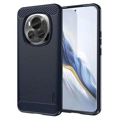 MOFI JK TPU Series-1 For Honor Magic6 5G Case Carbon Fiber Texture TPU Soft Back Cover